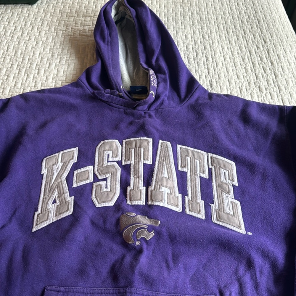 K State vintage hoodie size Large